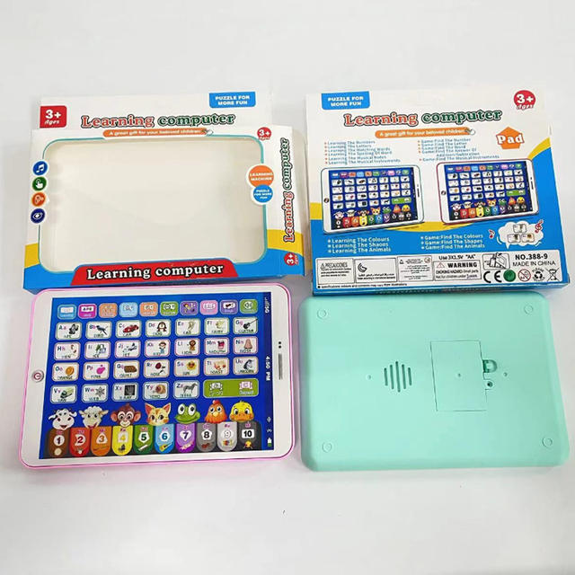 Foreign trade new English tablet reading machine toy children's early education puzzle voice touch screen puzzle learning machine wholesale detail 2