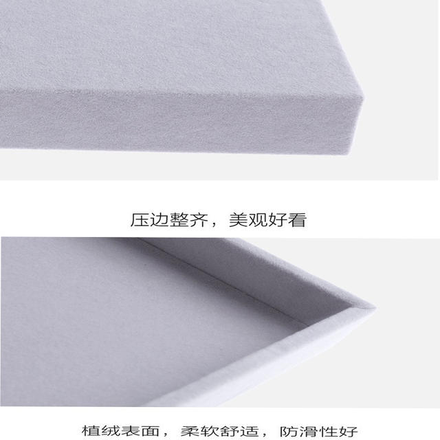 Simple Flannel Ring Box Jewelry Box Earrings Earrings Jewelry Storage Box Drawer Dustproof Jewelry Box Display Box detail 12