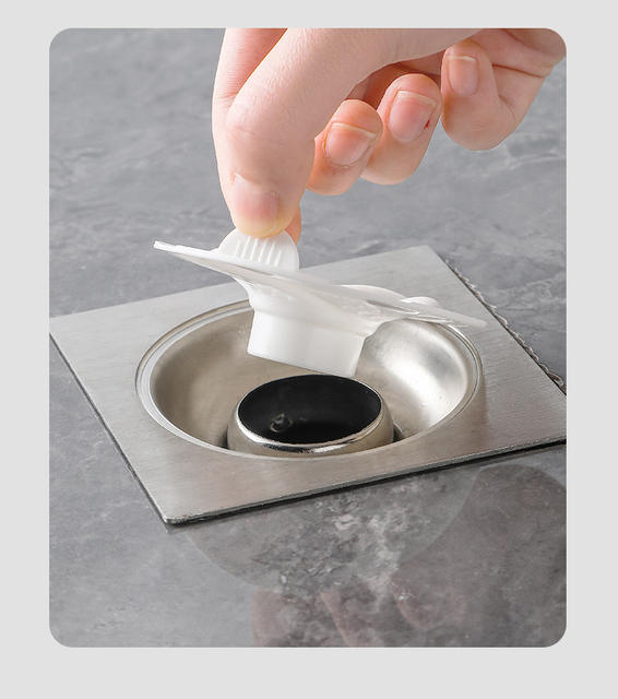 Japanese-Style Swirl Drain Cover for Bathroom, Hair Catcher, Rotating Anti-Insect and Anti-Clogging Filter for Bathroom detail 4