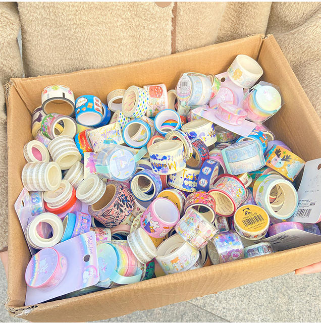 On the weight said hand account tape 1kg about 50 rolls wide and paper tape cheap a variety of cute decorative stickers clearance detail 7