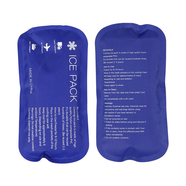 Reusables Gel Ice Packs, Insulin Refrigeration Ice Strips, Breast Milk Cold Storage Ice Packs, Cross-Border Transport Ice Packs