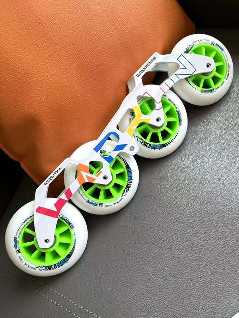Mpc Roller Skating Speed Skates Wheels Red Magic Mpc Racing Wheels Professional Competition Wheels Xxfirm High-Elasticity Flat Wheels detail 5