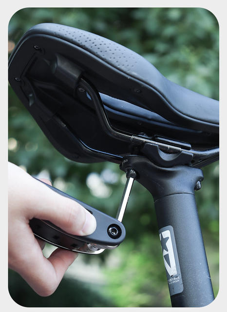 Bicycle Repair Tools 16-in-1 Multifunctional Foldable Portable Wrench Set for Mountain and Road Bike Repair detail 11