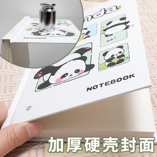 A5 Hardcover Notebook Thickened Cute Animation Hard Shell Illustration Inner Page Cover Creative Notepad Thickened Notebook detail 6