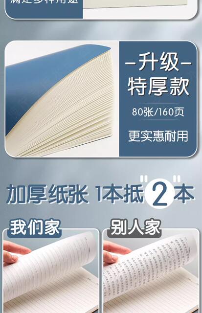 Thickened a5 coil notebook notebook simple b5 notepad wholesale primary school students high color value loose-leaf exercise book detail 1