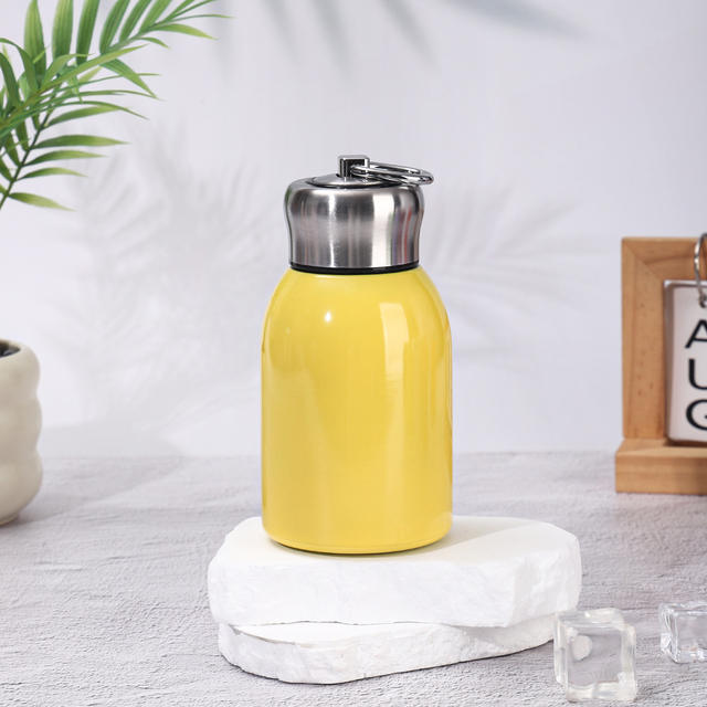 Premium Mini Pocket Cup with Handle, 304 Stainless Steel Thermos Cup, Stylish Portable Gift Water Bottle detail 8