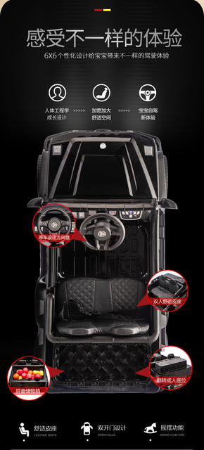 Mercedes-Benz Big g Kidsren's Electric Car Four-Wheel Baby Toy Car Can Sit on Adults, Men and Women, Kidsren's Remote Control Car Charging g detail 1