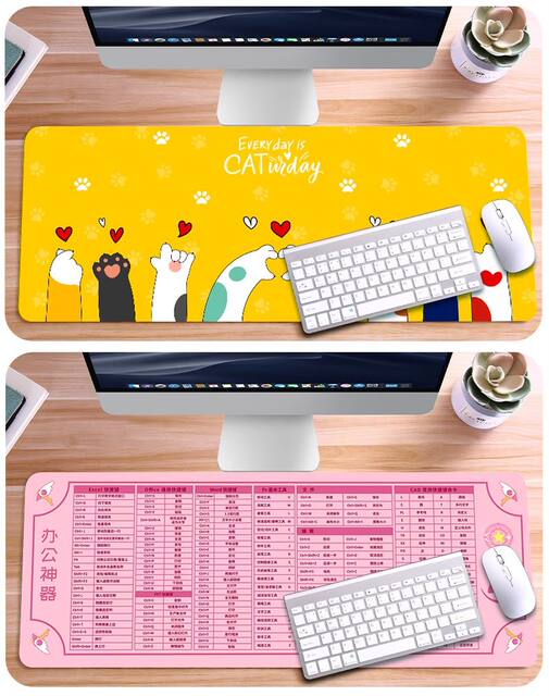 Extra Large Mouse Pad Cad Office Shortcut Keys Large Computer Desktop Keyboard Desk Pad detail 10