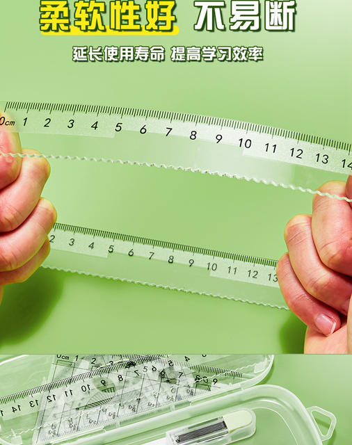 Metal Compass Student Exam Special Compass Set Ruler Practical Mathematics Geometry Teaching High Appearance detail 4