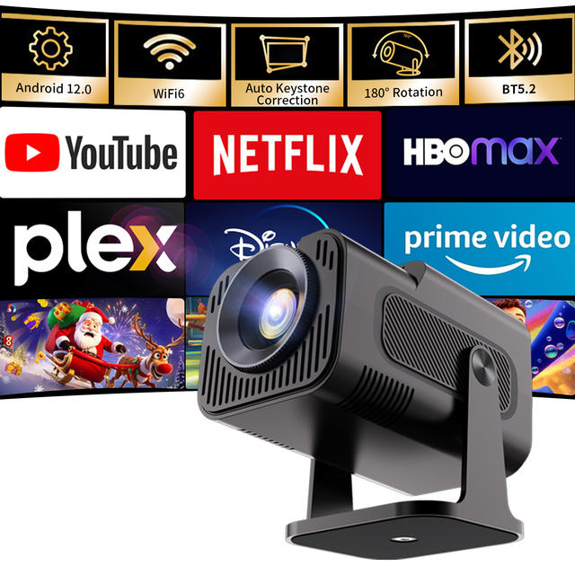 Cross-Border Hy320Mini High-Definition Projector with Screen Mirroring, Android Portable Mini Home Projector Manufacturer detail 1