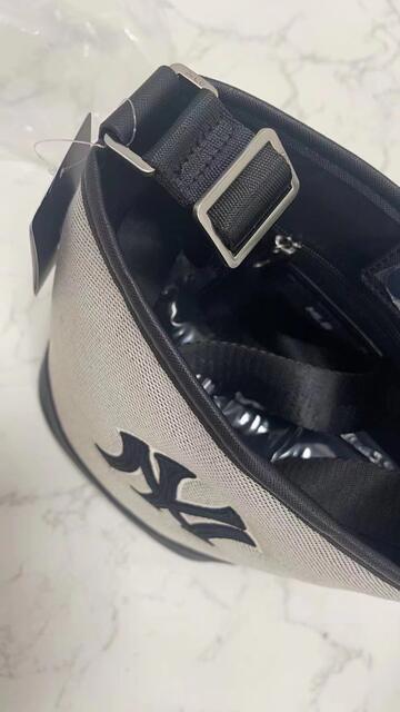 Korean Mlb Canvas Bucket Bag Underarm Bag Handbag Ny Fashion Trendy Women's Bag Versatile Shoulder Crossbody Bag detail 7