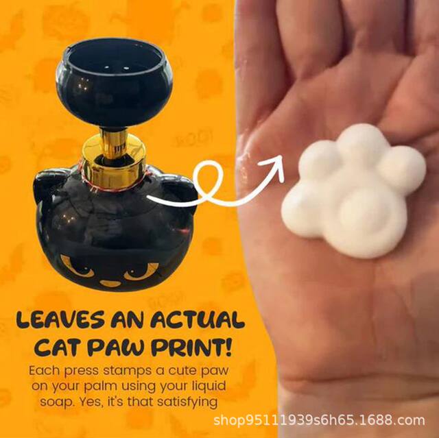 Cute Cat Paw Foam Soap Dispenser detail 5