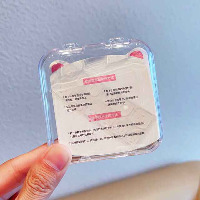 Sanrio Cute Children's Nail Stickers Cartoon Pink Wearable Nails with Adhesive Self-Adhesive Nail Accessories Nail Art Stickers detail 3