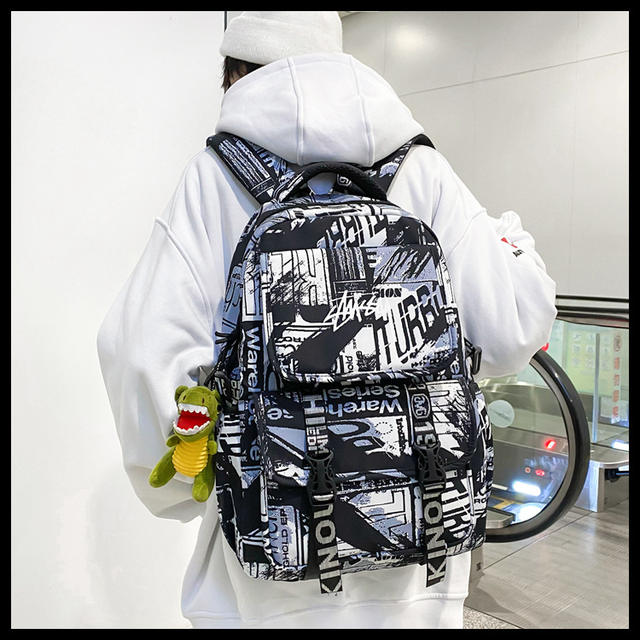 Backpack Men's Large Capacity Waterproof Computer Backpack Outdoor Camouflage Sports Leisure Travel Bag College Student Schoolbag detail 12