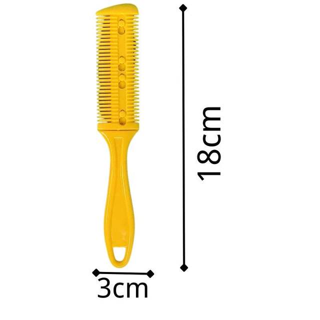 Double-sided blade hair cutting comb wholesale hair thinning hair curler Barber knife beauty hairdressing repair bangs detail 9