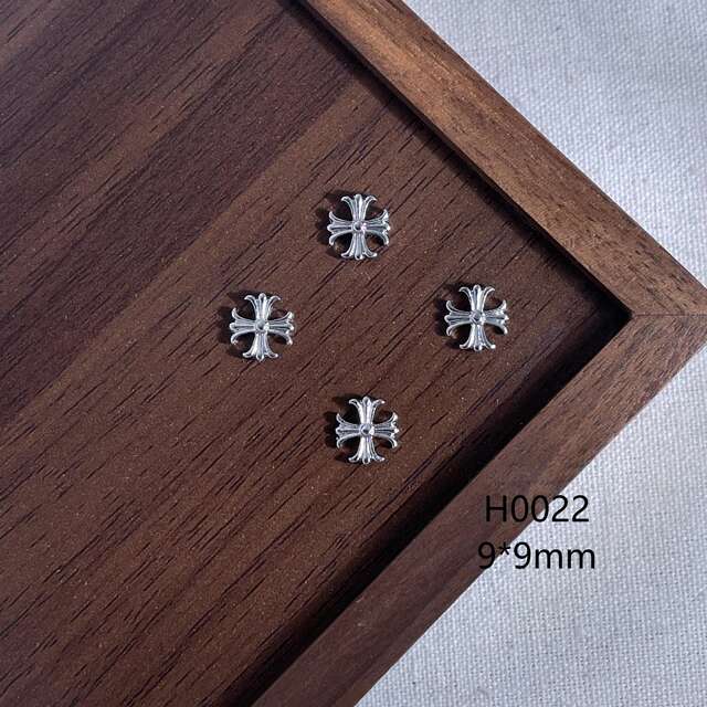 Nail Art Metal Accessories Wholesale for Export, Silver Alloy Cross 456, Punk Style Nail Art Wholesale detail 10