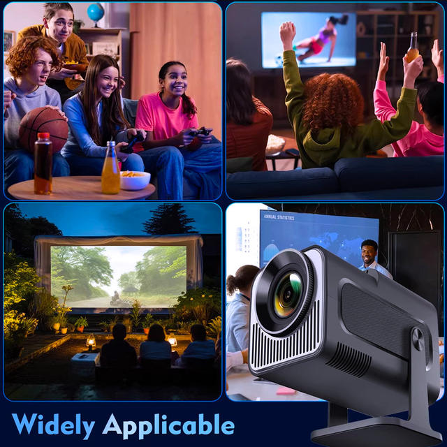 Cross-Border Hy320Mini High-Definition Projector with Screen Mirroring, Android Portable Mini Home Projector Manufacturer detail 10