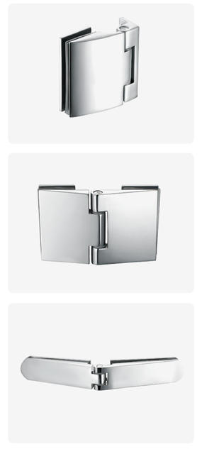 Manufacturer's Source Stainless Steel Bathroom Clip, Thickened Stainless Steel Waterproof and Rust-Proof Double Door Glass Hinge, Stainless Steel Bathroom Clip detail 10