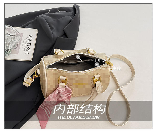 Women's Large-Capacity Commuter Pillow Bag, New Foreign Trade Style, Single Shoulder Crossbody Bag, Trendy Versatile Handbag, Small Tote Bag detail 11