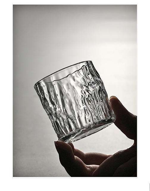Household High Borosilicate Glass Tea Cup Various Style Small Tea Cup Master Cup Transparent Glass Sketch Cup Tea Bowl detail 5