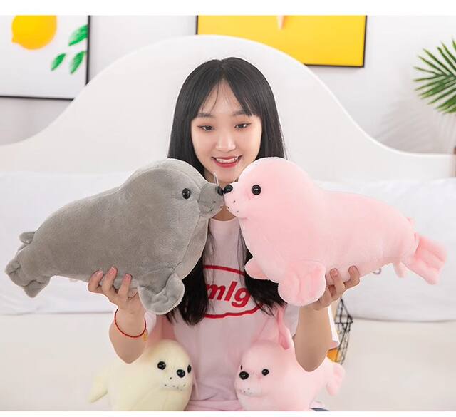 Polar Ocean Underwater World Simulation Seal Sea Lion Doll Plush Toy Doll Zoo Aquarium Activities detail 12