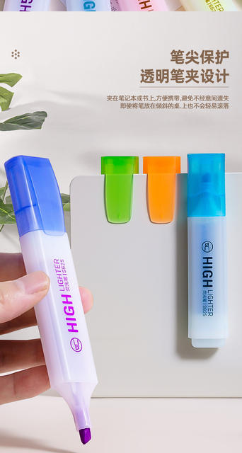 Deli Fluorescent Pen for Students and Office Use, Colorful Marker Pen, Colorful Pen, Office Marking Pen S625 detail 6