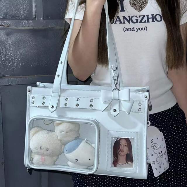 K-Pop Fan Hidden Compartment Bag for Concert, Small Snack Bag, Korean Style Single Shoulder Crossbody Backpack, New Model for Female Students detail 4