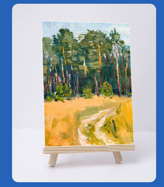 Manufacturer Wholesale 3mm Multi-Specification Canvas Oil Painting Board Art Student Acrylic Painting Board Practice Drawing Board Hand-Painted Board detail 7