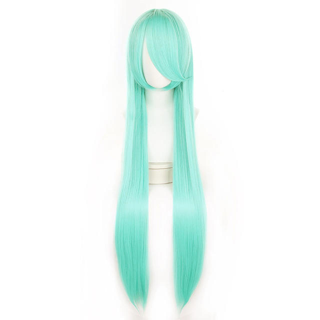 150cm Universal Wig Cosplay High-Temperature Silk Fluffy Wig Multiple Colors Available Long Straight Hair Fluffy Style detail 2