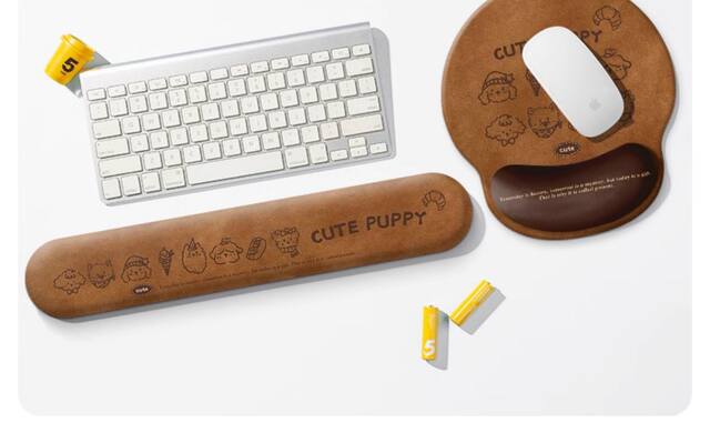 New Cartoon Dachshund Wrist Mouse Pad Girls Wrist Pad Dirty Resistant Office Laptop Keyboard Hand Rest detail 12