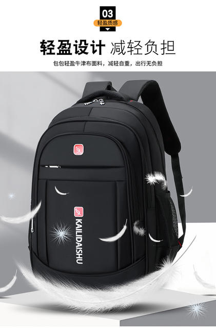 New Kangaroo Large-Capacity Computer Bag Business Casual Commuting Outdoor Travel School Bag Student Backpack Simple detail 9