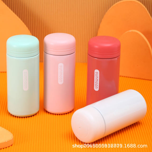 2026 Stainless Steel 304 Pocket Cup Mini Cute Simple Thermos Cup High Aesthetic Value Portable Korean Style Water Bottle for Female Students detail 2