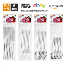 Spoons, Knives, Forks, Stainless Steel Cutlery, Steak Knives, Dining Knives, Spoons, Fruit Forks, Cake Spatulas, Factory Direct Sales, Western-Style Desserts detail 10