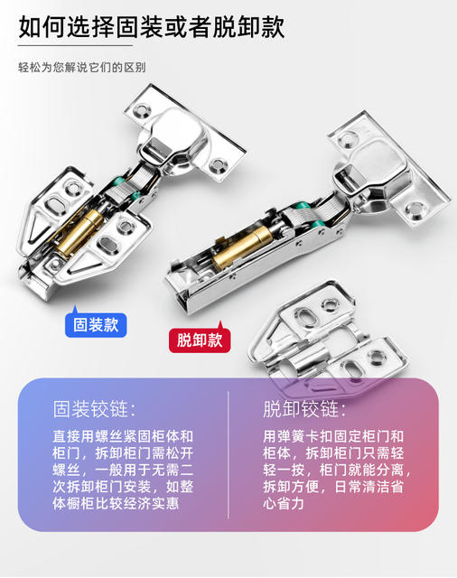 Hafford hinge 304 stainless steel wardrobe cabinet door hydraulic hinge damping buffer two-stage force folding door hinge detail 11