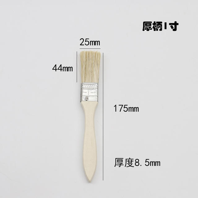 Factory Direct Supply of Wooden Handle Paint Brushes, Marine Industrial Brushes, Home Decoration Tools, and Application Brushes