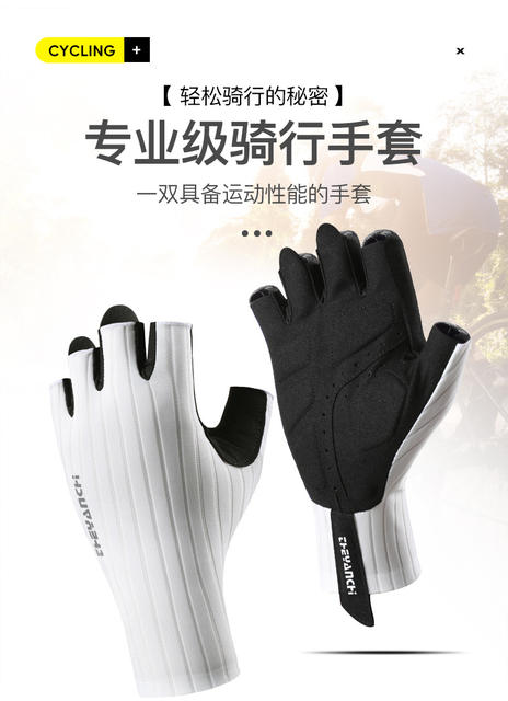 Cycling Gloves Half-Finger Men's New Summer Outdoor Non-Slip Breathable Road Cycling Bicycle Sports Gloves D356 detail 6