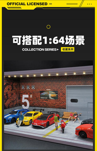 Genuine CCA Caipo Car Model Zoom Small Scale World Famous Car Shock-absorbing Alloy Mini Toy Collection detail 8