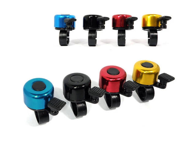 Super Loud Mountain Bike Bell Mini Bell Bicycle Bell Aluminum Alloy Small Bell Stroller Colorful Bell detail 1