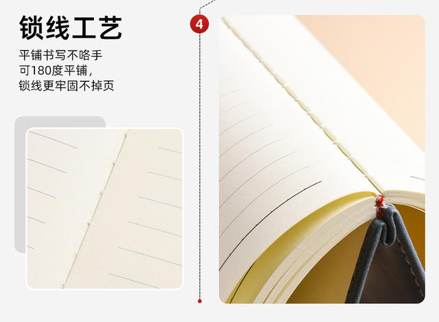 Business A5 Sheepskin Notebook Custom Gift Box Set Office Notepad Souvenir Gift Diary Notebook Customization detail 11