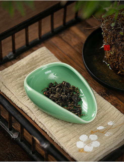 Ceramic Tea Scoop, Tea Spoon, Tea Shovel, Tea Accessories, Kung Fu Tea Set Accessories detail 9