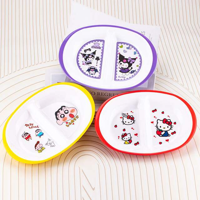Cute Household Dish Plate Children's Dinner Plate Baby Snack Plate Special Fry Plate for Fruit Snack Plate detail 4
