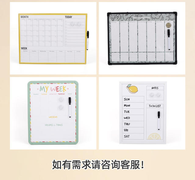 Whiteboard, Small Blackboard, Magnetic Whiteboard, Multi-Size Customizable for Office, Home, Teaching, Erasable Wall Sticker, Magnetic Whiteboard detail 4