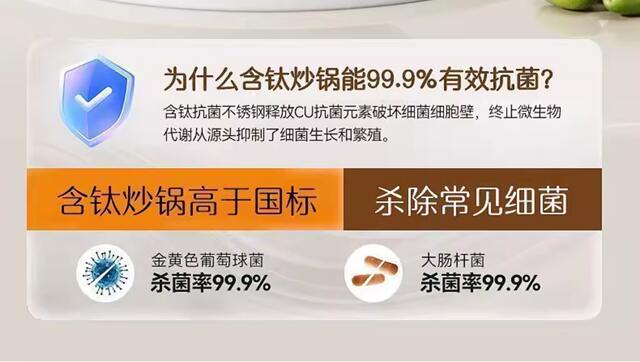 Titanium Crystal Ceramic Fluorine-Free Coating Non-Stick Wok Household Oil-Coated Non-Stick Wok Titanium Wok for Gas Induction Cooker detail 12