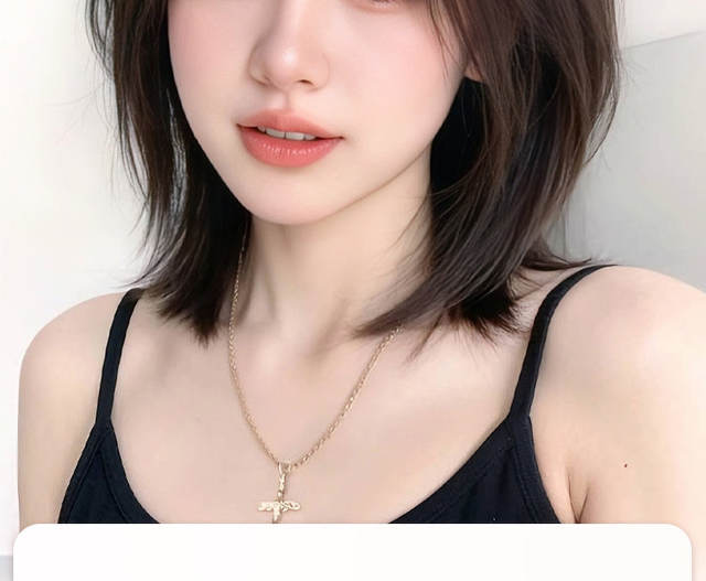 Natural-Looking Hairpiece for Women with Bangs, Real Hair, Seamless, Increases Hair Volume, Lightweight, High Crown Bangs Hairpiece detail 2