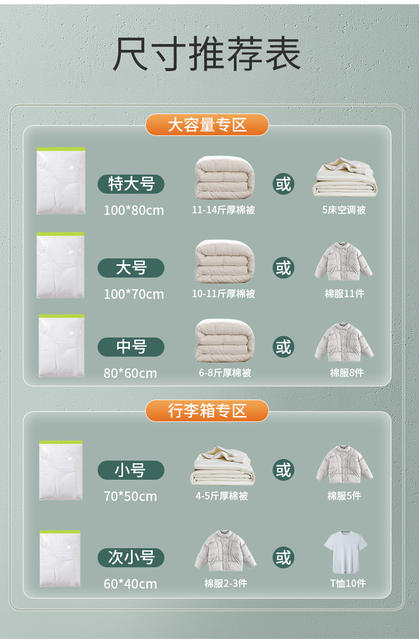 Vacuum compression bag suction vacuum storage bag clothes moisture-proof vacuum pressure bag vacuum bag quilt detail 4