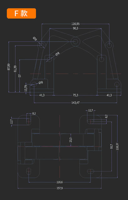 Stone Door Hinges, Invisible Door Stainless Steel Heavy-Duty Hinges, Shaft Door Hinges, Heavy-Duty Tile Hinges, Concealed Two-Dimensional Hinges detail 10
