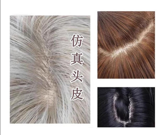 Xuchang Wig Full Head Cover Long Black Long Straight Curly Hair Full Head 85cm Natural jk Less lolita Full Head Cover Style detail 3