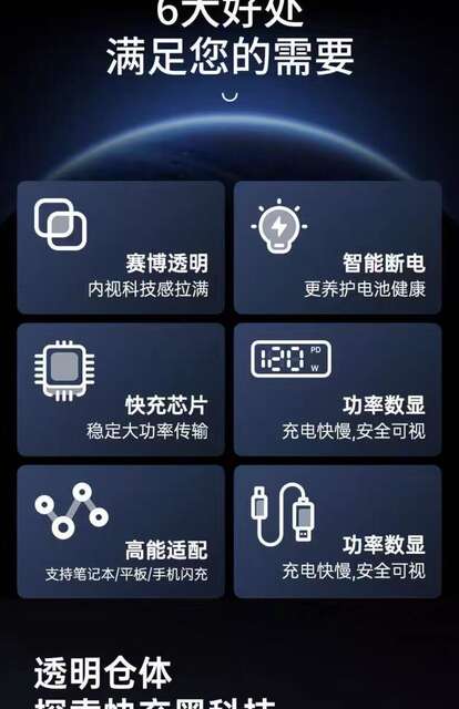 Cross-Border Digital Display 120W Digital Display Data Cable Suitable for Huawei Apple 15/16Vovoppo Fast Charging Charging Cable detail 4