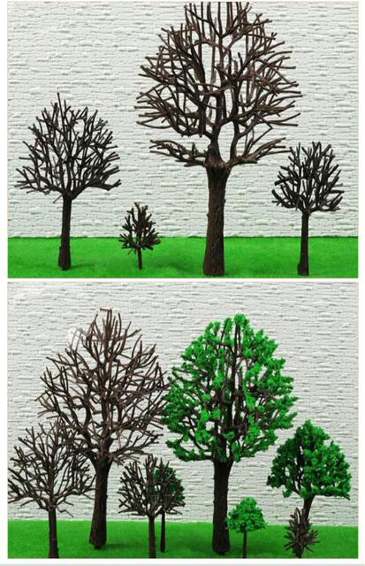 Factory Direct Supply Architectural Sand Table Model Handmade Materials Artificial Tree Micro Landscape Small Tree Camphor Tree Street Tree Finished Product detail 3