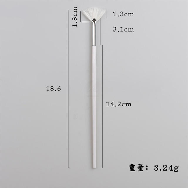 Skin Management Mask Brush Smear Small Fruit Acid Fan-Shaped Brush Soft-Bristled Beauty Salon Body Mask Tool Spa Special detail 6